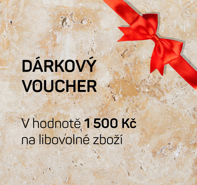 Dárkový poukaz v hodnotě 1 500 Kč