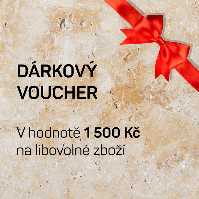 Dárkový poukaz v hodnotě 1 500 Kč